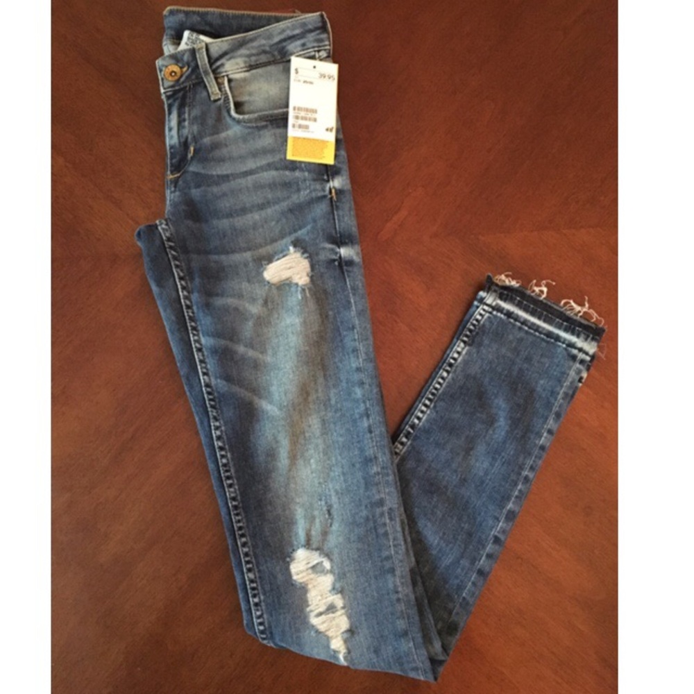 Super Skinny Super Low Waist Jeans H&M